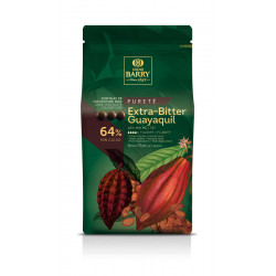 Chocolat de couverture noir 64 % cacao Extra-Bitter Guayaquil 10 kg