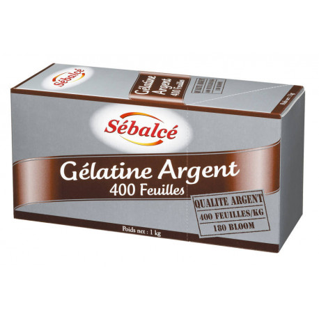 Gélatine argent 180 bloom 1 kg