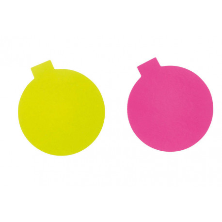 Rond carton Tutti Frutti avec languette 8 cm x 200