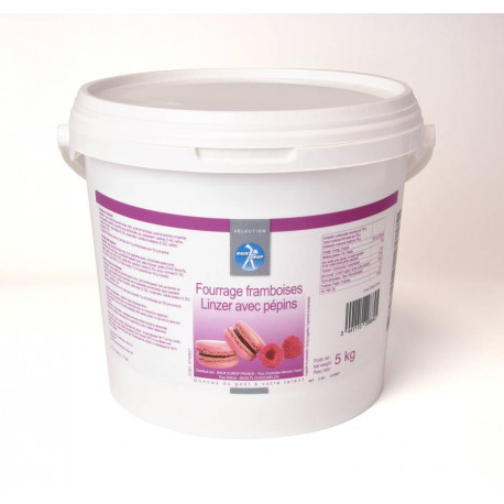 Fourrage framboise avec pépins Linzer 5 kg
