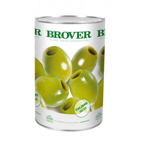 Olives vertes dénoyautées 30/33 5/1