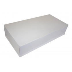 Boîte micro cannelure blanche 65 x 45 x 13 cm