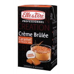 Préparation pour crème brûlée caramel au beurre salé UHT 1 L
