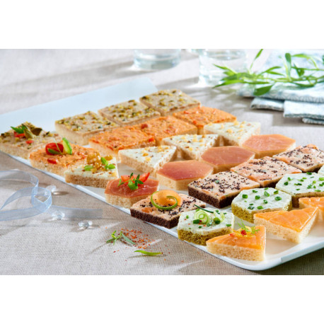 Assortiment de canapés Séduction 830 g x 140