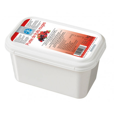 Purée de fruits rouges sucrée pasteurisée 1 kg