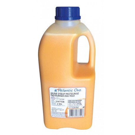 Jaune d'oeuf liquide pasteurisé 2 kg