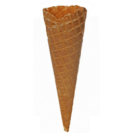 Cornet en gaufre dentelé D 52 cm H 161 cm x 320
