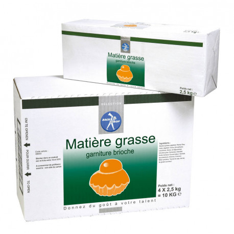 Matière grasse pour garniture brioche 2 ,5 kg
