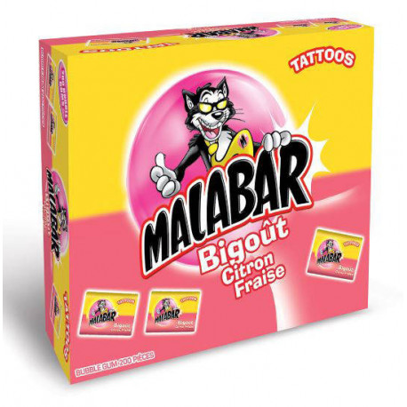 Malabar Bigoût citron / fraise x 200