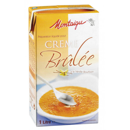 Préparation pour crème brûlée vanille UHT 1 L