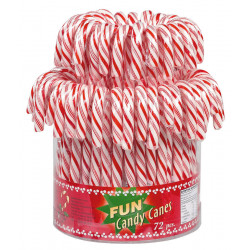 Candy canes rouge-blanc 1 kg