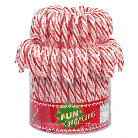 Candy canes rouge-blanc 1 kg