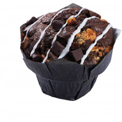 Muffin premium double chocolat fourré cacao 130 g x 24