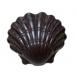 Moulage coquille Saint-Jacques chocolat noir 130 g
