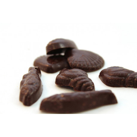 Moulage friture chocolat lait feuilletine croustillante 2 kg