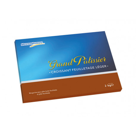 Margarine grand patissier pour croissant et feuilletage po mb 2 kg