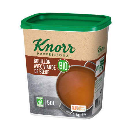 Bouillon de boeuf bio déshydraté 50 L 1 kg