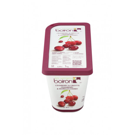 Purée cranberry griotte sucrée 1 kg