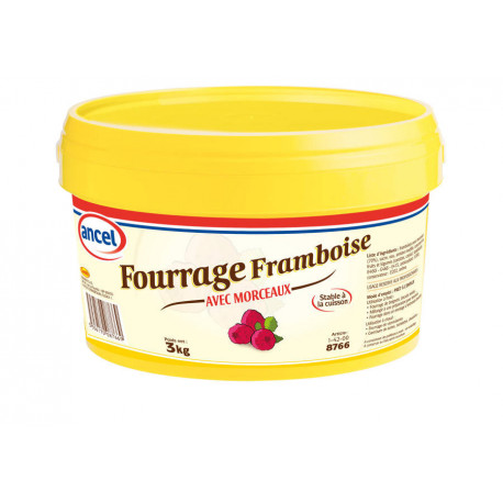 Fourrage framboise avec morceaux 3 kg