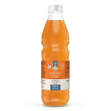 Jaune d'oeuf liquide ponte au sol pasteurisé1 kg