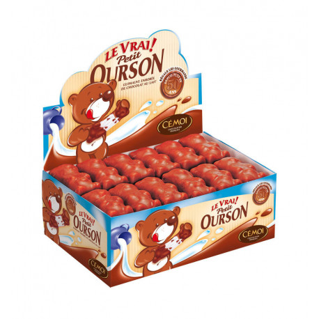 Ourson guimauve chocolat lait 15,2 g nu x 48