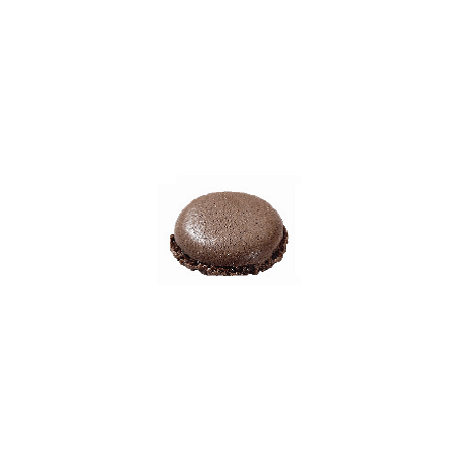 Coque de macaron cacao 69 mm