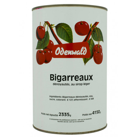 Bigarreau dénoyauté au sirop léger 5/1