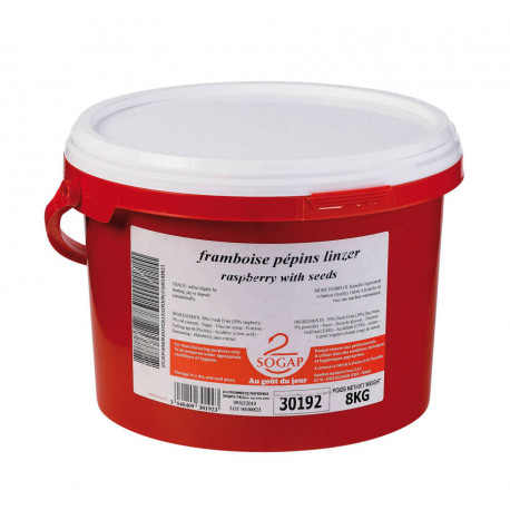 Fourrage framboise avec pépins Linzer 8 kg