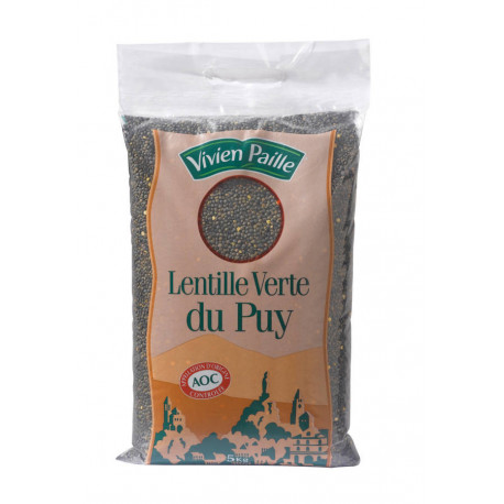 Lentille verte du Puy AOP 5 kg