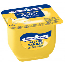 Crème dessert vanille au lait entier 125 g x 4