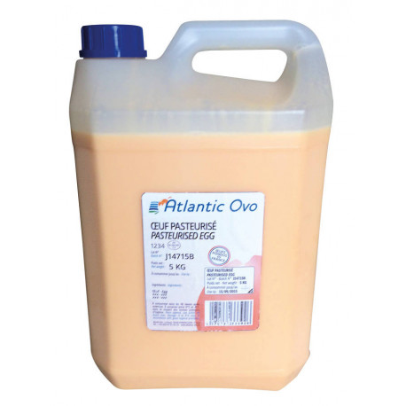 Oeuf liquide entier pasteurisé 5 kg