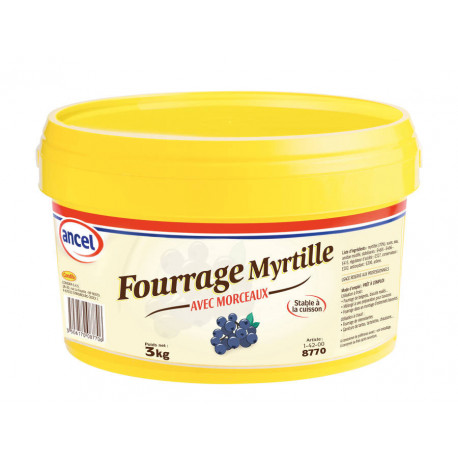 Fourrage myrtille avec morceaux 3 kg