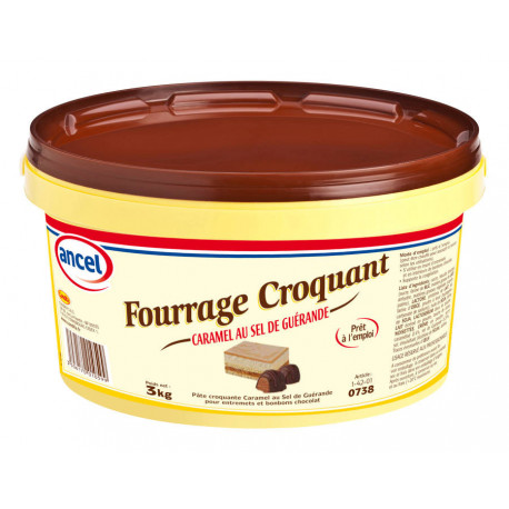 Fourrage croquant caramel au sel de Guérande 3 kg
