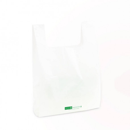 Sac à bretelles blanc 40 x 10 x 60 cm x 500