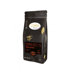 Chocolat de couverture noir 75 % Equateur en palets 2,5 kg