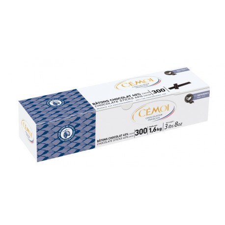 Bâton boulanger 40% cacao type 300 - 8 cm 1,6 kg
