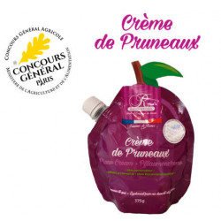 Crème de pruneaux gourde doypack forme prune 375 g