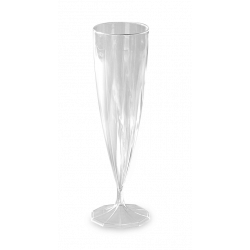 Flute champagne monobloc cristal 13.5 cl x 10