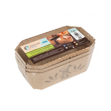 Moule carton écru Tradition 175 x 110 x 60 mm x 3