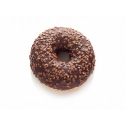 Donut glaçage au chocolat noir et décor au lait 55 g x 48