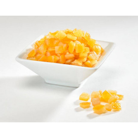 Écorce d'orange confite en cubes 6 mm 5 kg