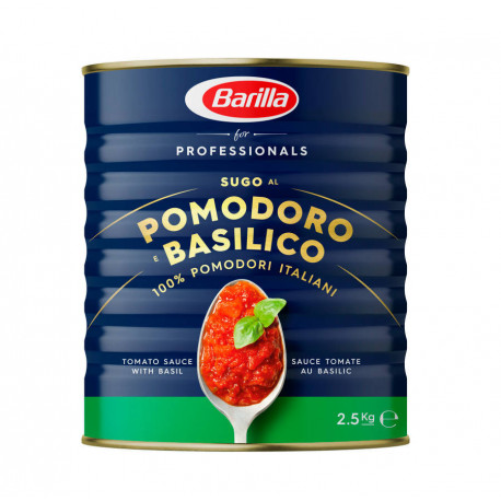 Sauce tomate au basilic 2.5 kg