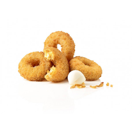Mozzarella avec morceaux d'oignons frits enrobé 1 kg