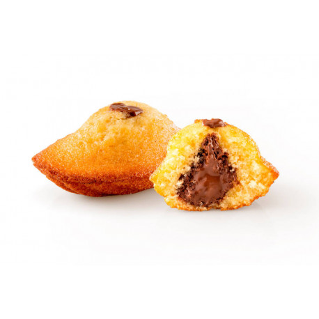 Madeleine fourrée chocolat noisettes 56 g x 64