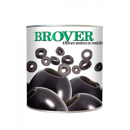 Olive noire en rondelles 3/1
