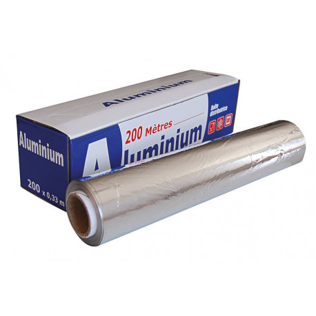 Rouleau d'aluminium professionel 200 x 0,33 m