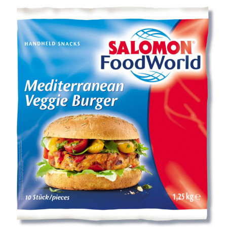Hamburger aux légumes méditerranéennes précuit 250g 4 x10