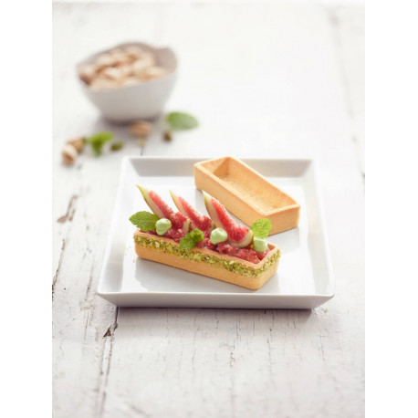 Tartelette trendy rectangle sucré x 108