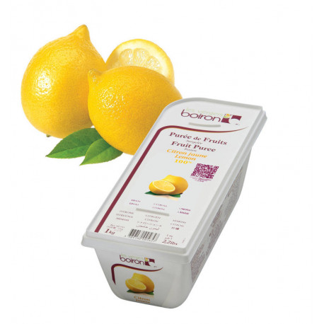 Purée de citrons jaunes 100 % 1 kg