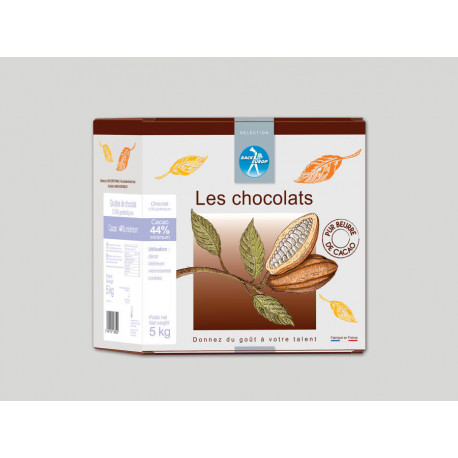 Chocolat 44 % cacao en gouttes 12000/kg 5 kg